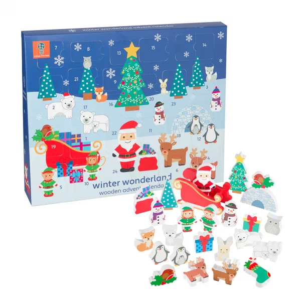 Winter Wonderland - Wooden Advent Calendar