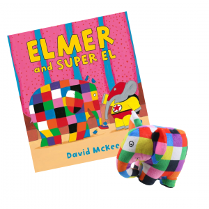 Elmer and Super El Book & Gift Bundle